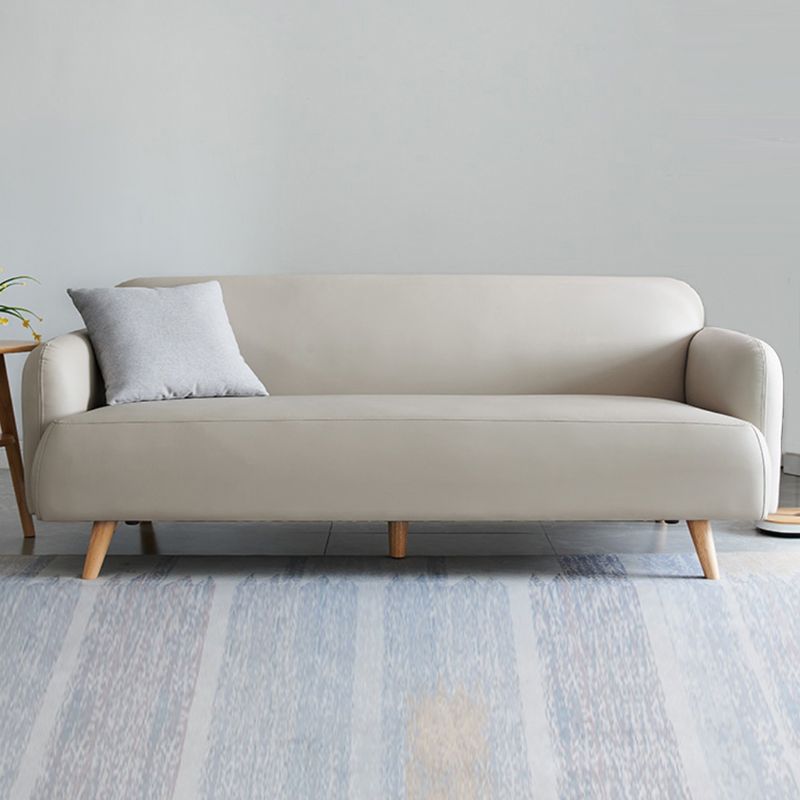 Divano a braccio incasso in pelle finta divano standard contemporaneo, 31,49 "w