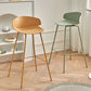 Scandinavian Matte Finish Metal Bar Stool Milk Tea Shop Footrest Stool Clearhalo 'Bar Furniture' 'Bar Stools' 'bar_stools' 'furn' 'furn_bar_stools' 'Furniture' 'furniture_bar_stools' 'Kitchen & Dining Furniture' 1200x1200_68d4b958-29e1-4888-97bb-f8baf9fce2ba