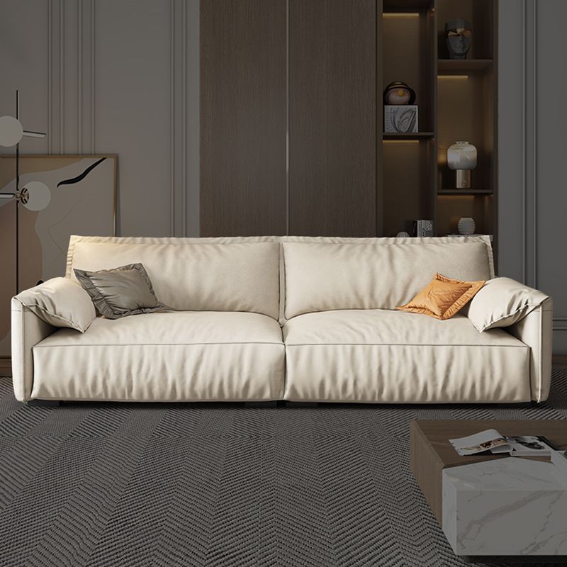 35.04" H Pillow Top Arm Modern Sofa with Bolster Pillows Standard Sofa Clearhalo 'furn' 'furn_sofas' 'Furniture' 'furniture_sofas' 'Living Room Furniture' 'Sofa' 'sofas' 1200x1200_68d4bfad-323d-4c37-9e2a-8cd118e9ce34