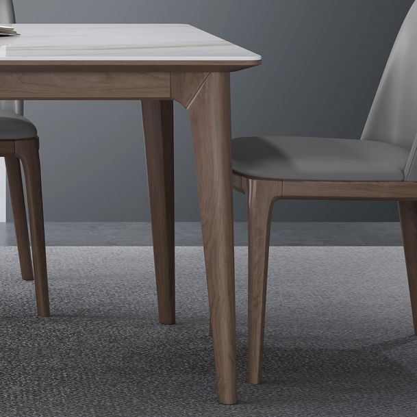 Medieval Modern Sintered Stone Dining Table Rectangle Table with Wooden 4 Legs Clearhalo 'Dining Tables & Seating' 'Dining Tables' 'dining_table' 'furn' 'furn_dining_table' 'Furniture' 'furniture_dining_table' 'Kitchen & Dining Furniture' 'kitchen' 'kitchen_dining_table' 1200x1200_68d5c160-101b-4aae-b76b-2fede50cedb6