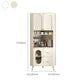 Contemporary Dining Hutch Glass Doors Faux Wood Storage Cabinet for Living Room Clearhalo 'Display & China Cabinets' 'display_china_cabinets' 'furn' 'furn_display_china_cabinets' 'Furniture' 'Kitchen & Dining Furniture' 1200x1200_68d94188-6198-44b6-b843-4a21de2d5545