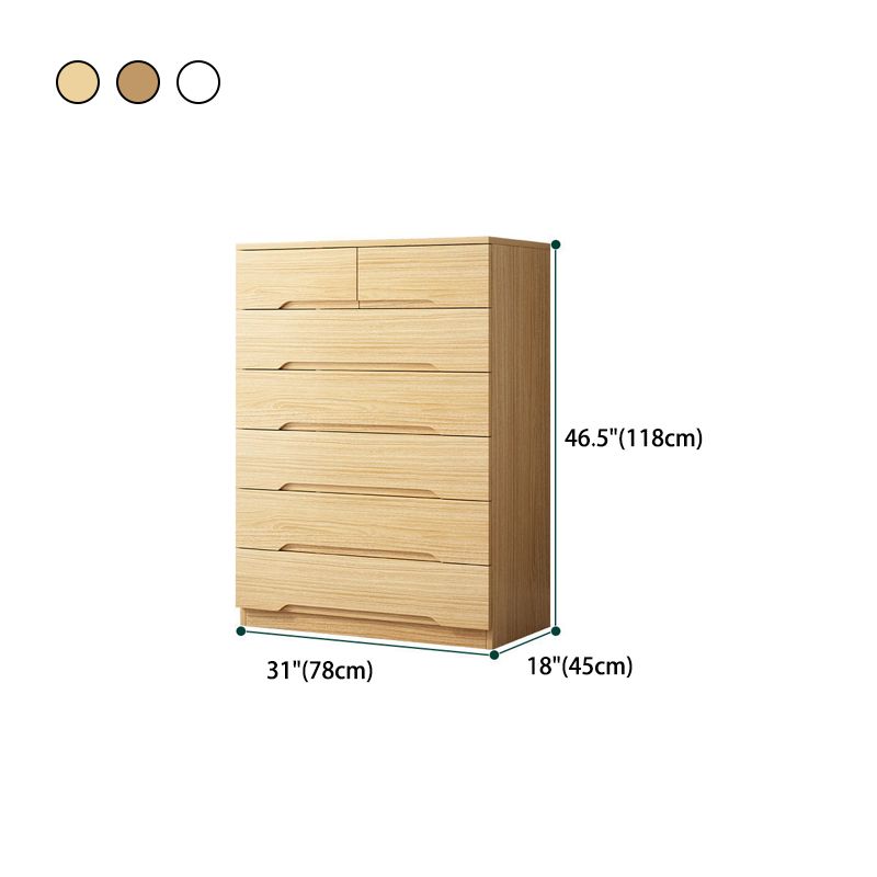 18" D Bedroom Wooden Storage Chest Dresser Modern Storage Chest with Drawers Clearhalo 'Bedroom Furniture' 'Dressers & Chests' 'dressers_chests' 'furn' 'furn_dressers_chests' 'Furniture' 1200x1200_68da0c83-72c9-4067-88ec-f65f32670333