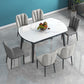 Modern Style Sintered Stone Dining Table Round Drop-Leaf Table with Wooden Base Clearhalo ' dining_table' 'Dining Tables & Seating' 'Dining Tables' 'furn' 'furn_dining_table' 'Furniture' 'furniture_dining_table' 'Kitchen & Dining Furniture' 'kitchen&dining_furn' 'kitchen' 'kitchen_dining_table' 1200x1200_68daa3a9-e595-4571-a2b6-da5c7d678326