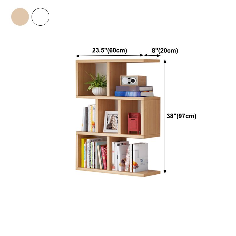 Solid Wood Bookshelf Contemporary Style Wall Mounted Bookcase for Office Home Clearhalo 'Bookcases' 'furn' 'furn_bookcases' 'Furniture' 'furniture_bookcases' 'Office Furniture' 1200x1200_68dd7a79-a788-4731-9be0-390697ff532a