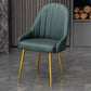 Glam Dining Room Chair Solid Back Side Chair with 4 Metal Legs for Home Use Clearhalo ' kitchen&dining_furn' 'Dining Chairs' 'Dining Tables & Seating' 'dining_chair' 'furn' 'furn_dining_chair' 'Furniture' 'furniture_dining_chair' 'Kitchen & Dining Furniture' 'kitchen' 1200x1200_68defc46-ffb4-45e9-8028-613a4cb6f732