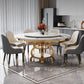 Metal Traditional Luxury Round Dining Table Marble Top Indoor Table with Pedestal Base Clearhalo ' dining_table' 'Dining Tables & Seating' 'Dining Tables' 'furn' 'furn_dining_table' 'Furniture' 'furniture_dining_table' 'Kitchen & Dining Furniture' 'kitchen&dining_furn' 'kitchen' 'kitchen_dining_table' 1200x1200_68e38c6c-6d67-49c8-be17-2a51bda99a4c