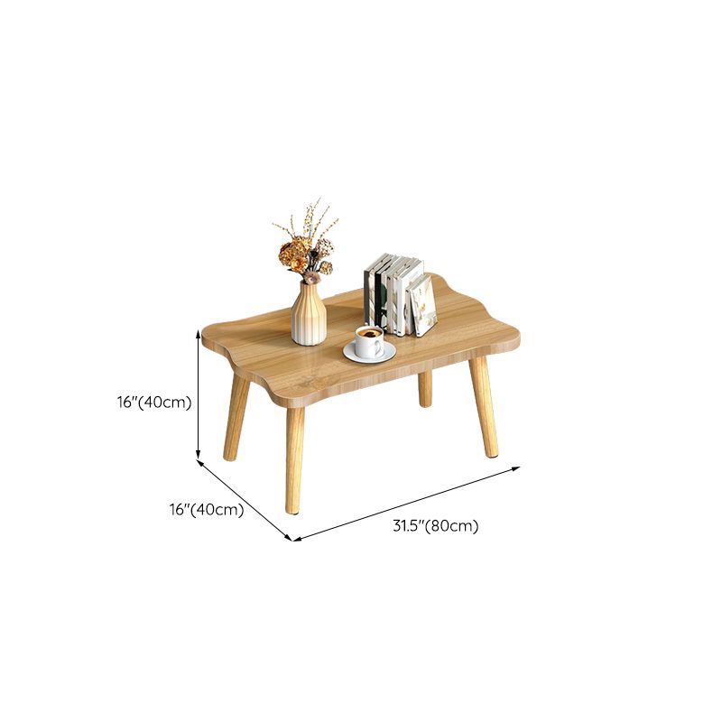 Modern Wood Side Table Bedroom No Distressing End Table with 4 Legs Clearhalo 'Coffee & Accent Tables' 'Coffee Tables' 'coffee_tables' 'furn' 'furn_coffee_tables' 'Furniture' 'Living Room Furniture' 1200x1200_68e5ec61-4104-406b-acc6-8ddc35c6b4a5