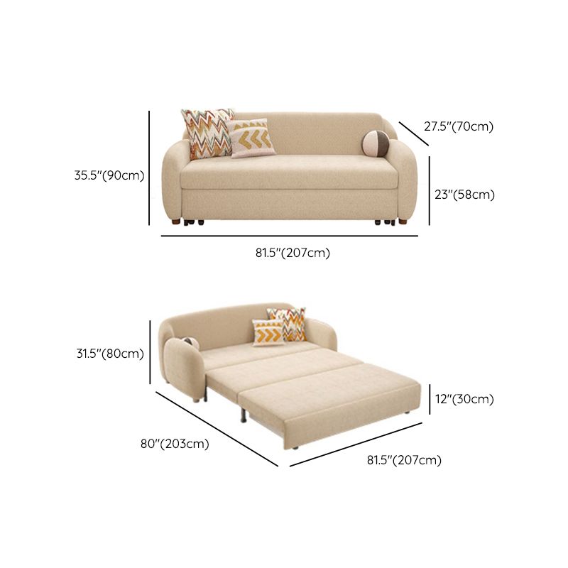 BEIGE Daybed Metal Frame Kids Led con materasso e testiera
