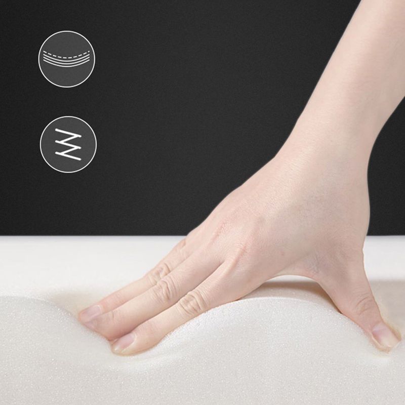 Modern 23.62" H Cotton Blend Square Arm Sofa for Living Room