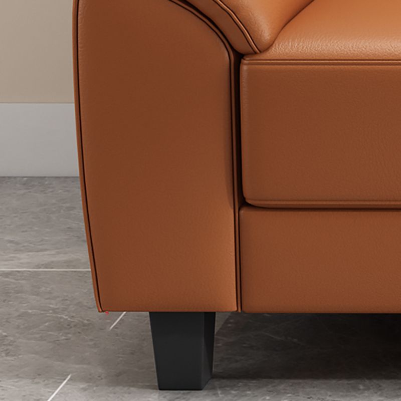 31.50" H Faux Leather Pillow Top Arm Sofa with Cushions for Living Room Clearhalo 'furn' 'furn_sofas' 'Furniture' 'furniture_sofas' 'kitchen' 'kitchen_sofas' 'Living Room Furniture' 'Sofa' 'sofas' 1200x1200_68e970b7-e61f-41bc-b835-5d649980fce5