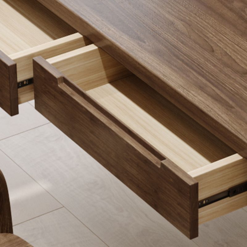 Bureau de bureau de style contemporain Bureau de bureau rectangulaire Bureau de tâche avec 4 jambes pour le bureau