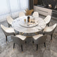 Traditional Luxury Dining Table Round Dining Table for Dinner Room Clearhalo 'Dining Tables & Seating' 'Dining Tables' 'dining_table' 'furn' 'furn_dining_table' 'Furniture' 'Kitchen & Dining Furniture' 1200x1200_68eec1ac-962d-4e26-b20d-bc47194a3616