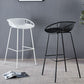 29-Inch Contemporary Bar Stool Armless Plastic Indoor Bar Stool with Iron Base Clearhalo 'Bar Furniture' 'Bar Stools' 'bar_stools' 'furn' 'furn_bar_stools' 'furniture_bar_stools' 'Kitchen & Dining Furniture' 'kitchen&dining_furn' 'kitchen' 'kitchen_furn' Furniture' 1200x1200_68eff54a-f933-4a15-bbf1-ff93016401a3