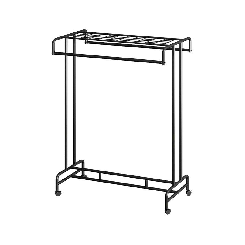 Industriële stijl kapsel rek metallic vrijstaand cut -rack met universeel wiel