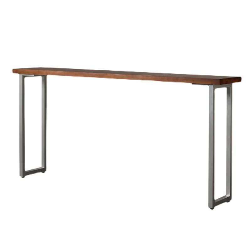 Tavolo da vino rettangolo tavolo da cocktail industriale in legno in legno in naturale