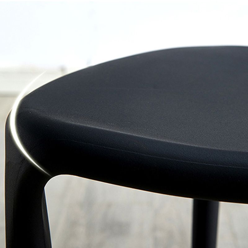 Scandinavian Plastic Stackable Side Chair Open Back Matte Finish Dining Chair Clearhalo ' kitchen&dining_furn' 'Dining Chairs' 'Dining Tables & Seating' 'dining_chair' 'furn' 'furn_dining_chair' 'Furniture' 'furniture_dining_chair' 'Kitchen & Dining Furniture' 'kitchen' 1200x1200_68f53049-ea11-4b5b-a6aa-61317b2a1464