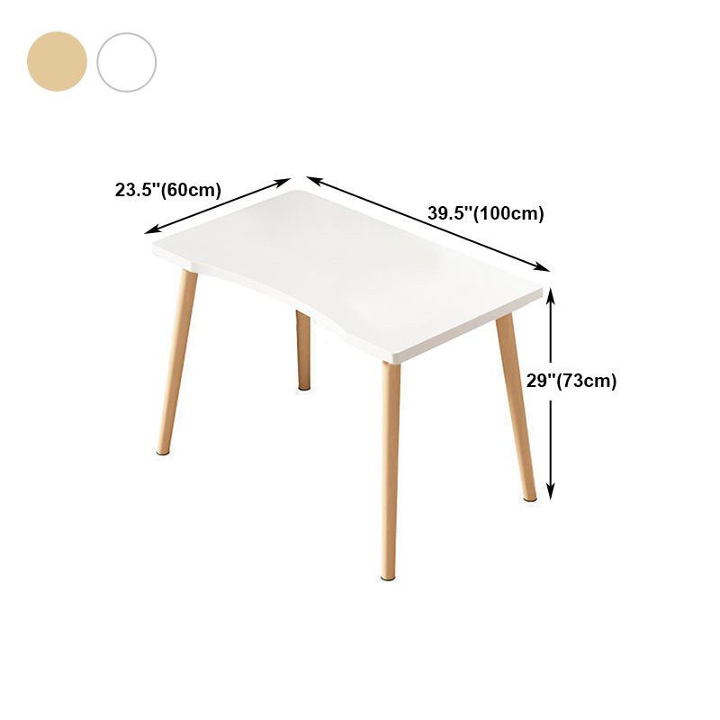 Free Form Contemporary Writing Desk Manufactured Wood Parsons Base Desk Clearhalo 'Furniture' 'furniture_office_desk' 'Office Desks' 'Office Furniture' 'office_desk' 1200x1200_68f5b912-1779-4706-9c90-64173f7584fb