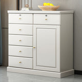 39.4" Tall Solid Wood Chest 6 - Drawer and 1 - Door Accent Cabinet Clearhalo 'Cabinets & Chests' 'cabinets_chests' 'furn' 'furn_cabinets_chests' 'Furniture' 'Living Room Furniture' 1200x1200_68f5d8f8-40dc-43d1-8d36-b5711643a944