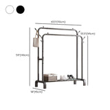 Contemporary Metal Coat Rack Storage Shelving Coat Rack with Coat Hooks Clearhalo 'Entry & Mudroom Furniture' 'furn' 'furn_hall_tree_coat_racks' 'Furniture' 'Hall Trees & Coat Racks' 'hall_tree_coat_racks' 1200x1200_68faa625-c1df-4abb-b658-d50ba4202b28