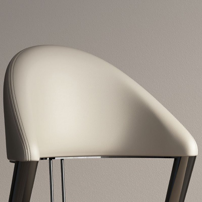 Sillas de comedor de brazo de metal abiertos contemporáneos (juego de 1/2/4/6/8)