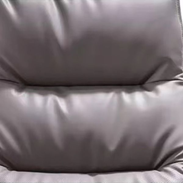 Gray Leather Managers Chair Contemporary Padded Arms Swivel Office Chair Clearhalo 'furn' 'furn_office_chair' 'Furniture' 'Office Chairs' 'Office Furniture' 'office_chair' 1200x1200_68fe7c78-6d4d-4fc2-8cd7-a3284e8ac9b0