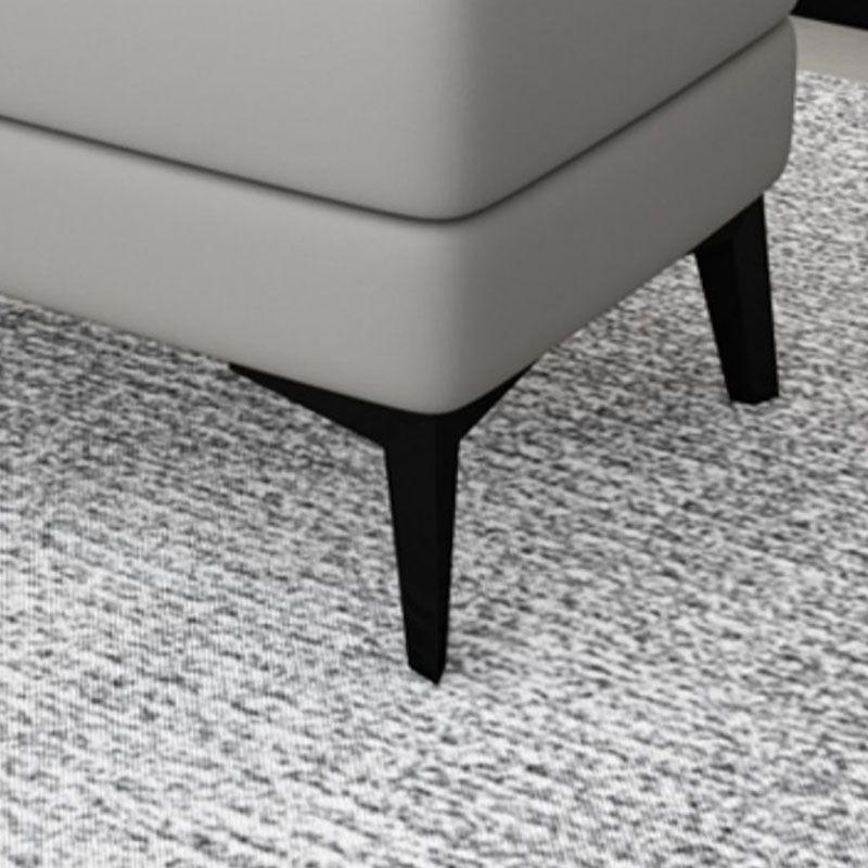 Modernismus Lederspeicher Ottomanen Rechteck Speicher Osmanen mit Beinen für Wohnzimmer