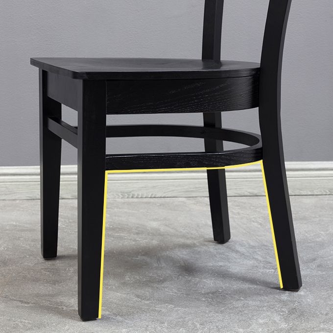 Traditional Wood Dining Side Chair 16.5'' Wide Ladder Back Chair for Home Use Clearhalo ' kitchen&dining_furn' 'Dining Chairs' 'Dining Tables & Seating' 'dining_chair' 'furn' 'furn_dining_chair' 'Furniture' 'furniture_dining_chair' 'Kitchen & Dining Furniture' 'kitchen' 1200x1200_6907e716-31d0-4b7e-9b42-8ebda45cc58e