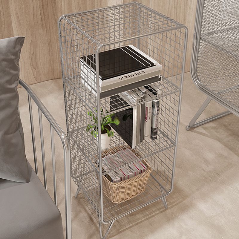 Industrial Style Standard Bookcase Metal Closed Back Bookshelf for Home Office Clearhalo 'Bookcases' 'furn' 'furn_bookcases' 'Furniture' 'furniture_bookcases' 'kitchen' 'kitchen_bookcases' 'Living Room Furniture' 'Office Furniture' 1200x1200_6909725a-b845-423b-b7d3-0806d68006cd