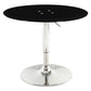 Modern Round Dining Room Table Tempered Glass Table with Pedestal Base for Home Kitchen Dinner Clearhalo ' dining_table' 'Dining Tables & Seating' 'Dining Tables' 'furn' 'furn_dining_table' 'Furniture' 'furniture_dining_table' 'Kitchen & Dining Furniture' 'kitchen&dining_furn' 'kitchen' 'kitchen_dining_table' 1200x1200_690ceb47-3272-43db-a68f-674d4a395c4b
