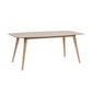 Modern Rectangle Ceramic Top Dining Table with Wood Legs for Living Room Clearhalo 'Dining Tables & Seating' 'Dining Tables' 'dining_table' 'furn' 'furn_dining_table' 'Furniture' 'Kitchen & Dining Furniture' 1200x1200_6913fcfb-9903-4ad0-8d5a-fff0c4413fd8