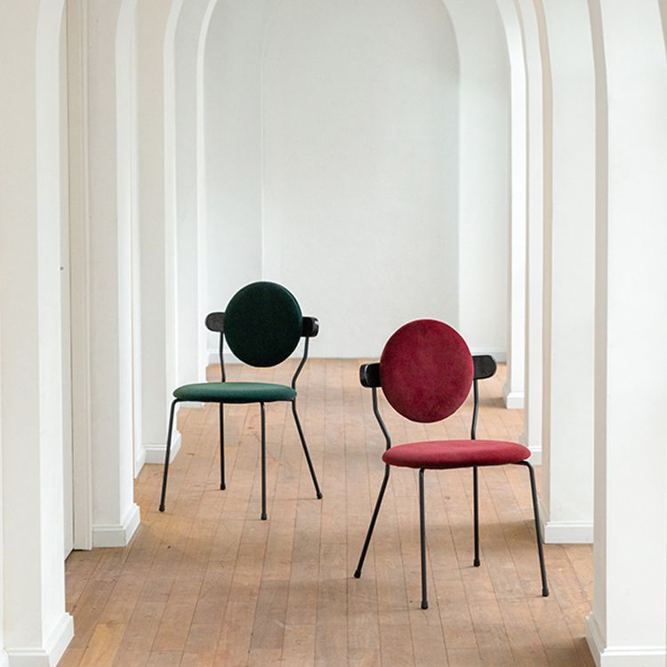 Contemporary Style Dining Chair Kitchen Armless Single Chair with Metal Legs Clearhalo ' kitchen&dining_furn' 'Dining Chairs' 'Dining Tables & Seating' 'dining_chair' 'furn' 'furn_dining_chair' 'Furniture' 'furniture_dining_chair' 'Kitchen & Dining Furniture' 'kitchen' 1200x1200_6916b502-beb2-4a98-a461-79920b79a147