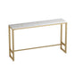 Glam 1/3 Pieces Bar Table Set Rectangle Stone Counter Table with Stools for Milk Tea Shop Clearhalo 'Bar Furniture' 'furn' 'furn_home_bar_bar_sets' 'Furniture' 'Home Bars & Bar Sets' 'home_bar_bar_sets' 'Kitchen & Dining Furniture' 1200x1200_69174d40-18de-4c0e-8686-06fda28ae56e