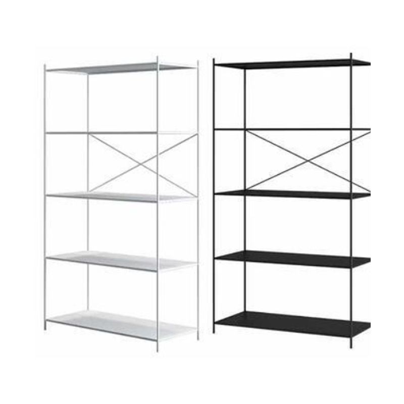 Modern Metal Bookcase Shelf Rectangular Open Bookcase with Shelves Clearhalo 'Bookcases' 'furn' 'furn_bookcases' 'Furniture' 'furniture_bookcases' 'kitchen' 'kitchen_bookcases' 'Living Room Furniture' 'Office Furniture' 1200x1200_691936e7-31e3-4ecc-8d18-ec90edc593d7