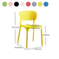 Stackable Plastic Home Side Chair Contemporary Open Back Dining Chair Clearhalo ' kitchen&dining_furn' 'Dining Chairs' 'Dining Tables & Seating' 'dining_chair' 'furn' 'furn_dining_chair' 'Furniture' 'furniture_dining_chair' 'Kitchen & Dining Furniture' 'kitchen' 1200x1200_691bd07a-d8bc-40bd-94c8-ba3f6e8eed03