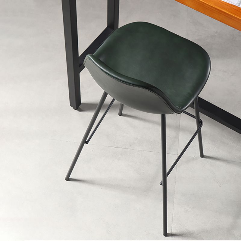 Contemporary Modern Metal Indoor Armless Stool Low Back Bar Stool Clearhalo 'Bar Furniture' 'Bar Stools' 'bar_stools' 'furn' 'furn_bar_stools' 'furniture_bar_stools' 'Kitchen & Dining Furniture' 'kitchen&dining_furn' 'kitchen' 'kitchen_furn' Furniture' 1200x1200_691c3043-f800-4d4e-afde-30697be8028b