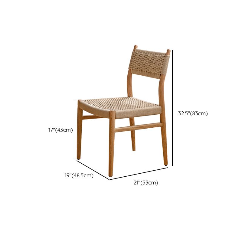 Sillas de comedor modernas de madera de madera abierta (juego de 1/2/4/6/8)