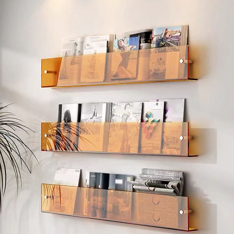 Modern Acrylic Bookcase, Bookshelf for Any Room, 6" H X 1.5" W