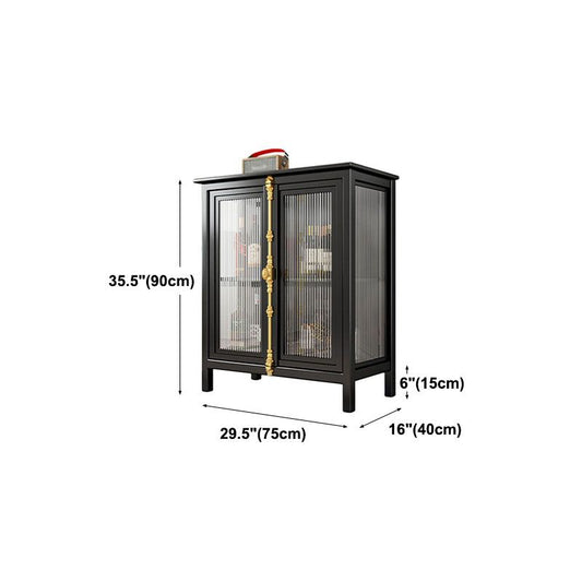 Sideboard Glam Sideboard Sideboard di stoccaggio in vetro per sala da pranzo in cucina