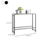 Modern Bar Dining Table Rectangle Indoor Bar Stool Table with Footrest Clearhalo 'Bar Furniture' 'Bar Tables' 'bar_tables' 'furn' 'furn_bar_tables' 'Furniture' 'Kitchen & Dining Furniture' 1200x1200_6925d08c-c06e-4db6-8a06-24a2f82a6856