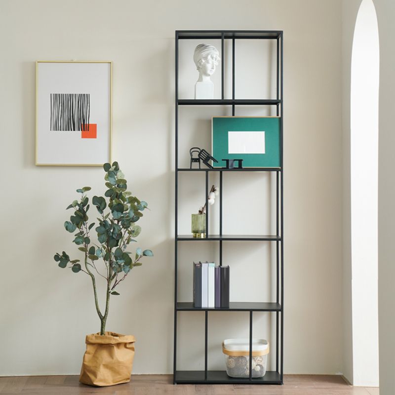 Industrial Style 5-Shelf Bookshelf Open Shelf Bookcase for Home Office Clearhalo 'Bookcases' 'furn' 'furn_bookcases' 'Furniture' 'furniture_bookcases' 'kitchen' 'kitchen_bookcases' 'Living Room Furniture' 'Office Furniture' 1200x1200_692694f3-d5be-4322-be77-522e5cb80612