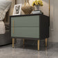 Solid Wood Night Table Contemporary Bed Nightstand with 2 Drawers Clearhalo 'Bedroom Furniture' 'furn' 'furn_night_stand' 'Furniture' 'night_stand' 'Nightstands' 1200x1200_6927e2f9-c889-4098-bfe6-de288e3e7cdf