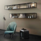Wall Mounted Metal Bookshelf Modern Floating Bookcase with 1 Shelf Clearhalo 'Bookcases' 'furn' 'furn_bookcases' 'Furniture' 'Office Furniture' 1200x1200_6928b459-599b-49d5-b29b-8890703f3eb2