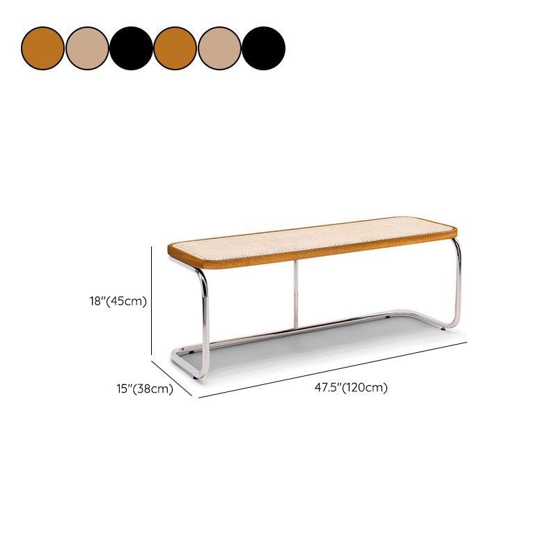 14.82-inch Width Tropical Seating Bench Solid Wood Bedroom Bench Clearhalo 'Benches' 'Chairs & Seating' 'furn' 'furn_benches' 'Furniture' 'Living Room Furniture' 1200x1200_692a83d4-6ce9-48e8-ac6b-c6b4e6f0b766