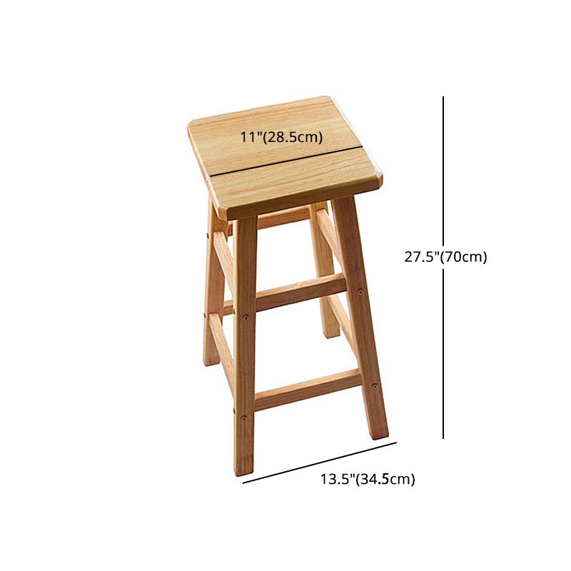 Oak Wood Modern Bar Stool Backless Footrest Indoor Counter-height Stool Clearhalo 'Bar Furniture' 'Bar Stools' 'bar_stools' 'furn' 'furn_bar_stools' 'furniture_bar_stools' 'Kitchen & Dining Furniture' 'kitchen&dining_furn' 'kitchen' 'kitchen_furn' Furniture' 1200x1200_692db918-6d0b-4e7b-ac8a-f9778d6b1154