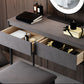 Tavolo da trucco per vanità in legno massiccio contemporaneo set 2-drawer vanity tavolo