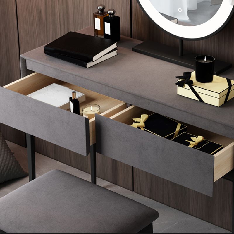 Tavolo da trucco per vanità in legno massiccio contemporaneo set 2-drawer vanity tavolo