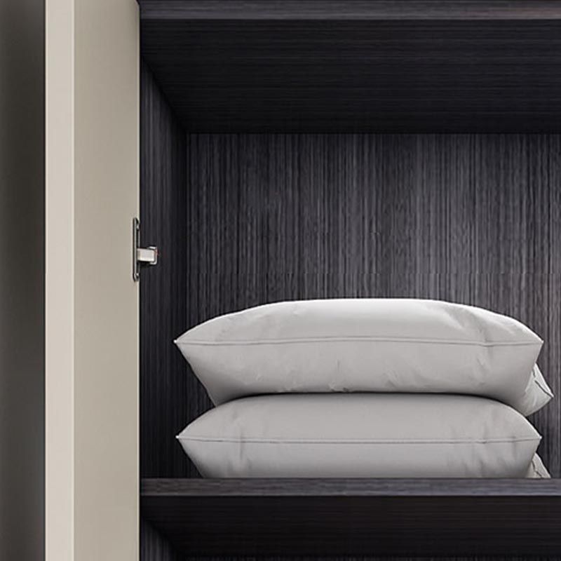 Armario blanco de madera fabricada gabinete de almacenamiento moderno para dormitorio