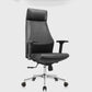 Modern Desk Chair Leather Computer Chair in Black/Gray High-Back Chair with Wheels Clearhalo 'furn' 'furn_office_chair' 'Furniture' 'Office Chairs' 'Office Furniture' 'office_chair' 1200x1200_6930e2f3-1743-4178-b18e-06fabe742c98