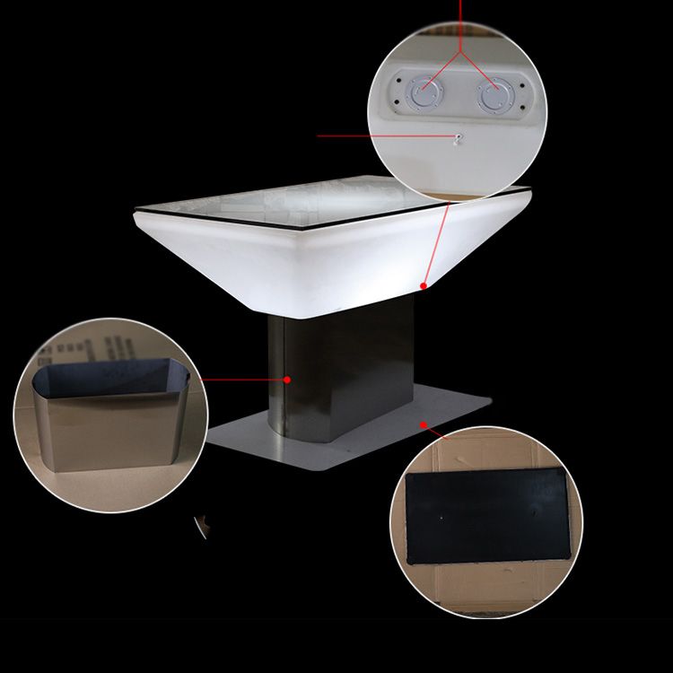 Polyethylene Square Table Industrial Style Restaurant Nightclub Bar Table