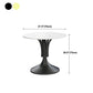 Round Luxury Style Dining Table Fixed Table with Sintered Stone Clearhalo 'Dining Tables & Seating' 'Dining Tables' 'dining_table' 'furn' 'furn_dining_table' 'Furniture' 'furniture_dining_table' 'Kitchen & Dining Furniture' 'kitchen' 'kitchen_dining_table' 1200x1200_69323d44-8025-4555-ae96-9165578fadab